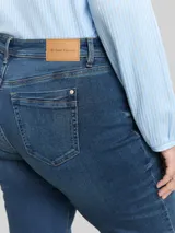 TOM TAILOR Damen Plus Size - Straight Jeans, blau, Uni – Bild 6