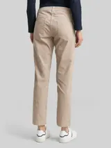 TOM TAILOR Damen Tapered Relaxed Cordhose, grau, Uni – Bild 5