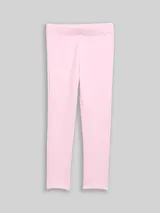 TOM TAILOR Mädchen Basic Leggings mit weichem Innenfutter, rosa, Uni – Bild 3