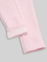 TOM TAILOR Mädchen Basic Leggings mit weichem Innenfutter, rosa, Uni – Bild 4