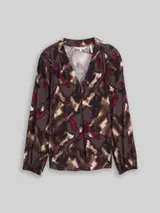 TOM TAILOR Damen Plus Size - Bluse mit Muster, braun, Gemustert – Bild 3