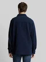 TOM TAILOR Herren Overshirt mit Taschen, blau, Uni – Bild 5