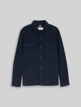 TOM TAILOR Herren Overshirt mit Taschen, blau, Uni – Bild 3