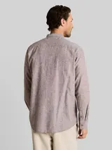 TOM TAILOR Herren Regular Fit Hemd mit Leinenanteil, braun, Uni – Bild 5
