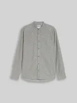 TOM TAILOR Herren Regular Fit Hemd mit Leinenanteil, grün, Uni – Bild 3