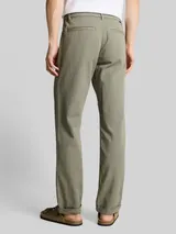 TOM TAILOR Herren TTREGULAR Chino Hose, grün, Uni – Bild 5
