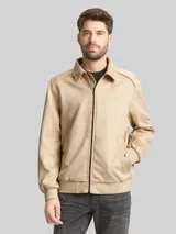 TOM TAILOR Herren Jacke in Wildleder-Optik, braun, Uni – Bild 4