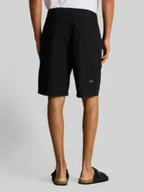 TOM TAILOR DENIM Herren TTLOOSE Carpenter-Shorts, schwarz, Uni – Bild 5