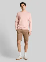 TOM TAILOR Herren TTSLIM Chino Shorts, braun, Uni – Bild 4