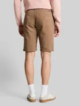 TOM TAILOR Herren TTSLIM Chino Shorts, braun, Uni – Bild 5
