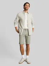 TOM TAILOR Herren TTSLIM Chino Shorts, grün, Uni – Bild 4