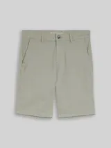 TOM TAILOR Herren TTSLIM Chino Shorts, grün, Uni – Bild 3