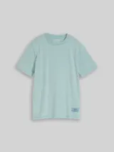 TOM TAILOR Jungen T-Shirt im Vintage-Look, blau, Uni – Bild 3