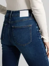 TOM TAILOR DENIM Damen TTLOTTE SLIM Jeans, blau, Uni – Bild 6
