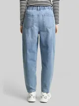 TOM TAILOR DENIM Damen TTADEA BARREL Jeans, blau, Uni – Bild 5