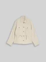 TOM TAILOR Damen Regular Fit Jacke mit Leinenanteil, braun, Uni – Bild 3