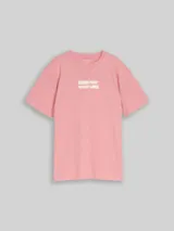 TOM TAILOR Jungen Oversize T-Shirt mit Rückenprint, rosa, Uni – Bild 3