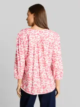 TOM TAILOR Damen Bluse aus Viskose, rosa, Gemustert – Bild 5