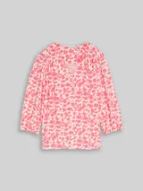 TOM TAILOR Damen Bluse aus Viskose, rosa, Gemustert – Bild 3
