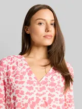 TOM TAILOR Damen Bluse aus Viskose, rosa, Gemustert – Bild 6