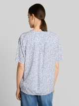 TOM TAILOR Damen Bluse mit Muster, weiß, Gemustert – Bild 5