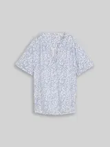 TOM TAILOR Damen Bluse mit Muster, weiß, Gemustert – Bild 3