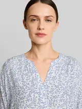TOM TAILOR Damen Bluse mit Muster, weiß, Gemustert – Bild 6