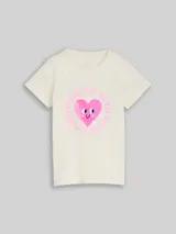 TOM TAILOR Mädchen T-Shirt mit Wendepailletten, weiß, Uni – Bild 3