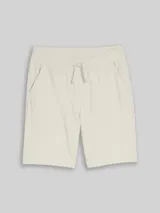 TOM TAILOR Jungen Basic Sweat-Shorts, weiß, Uni – Bild 3