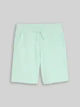 TOM TAILOR Jungen Basic Sweat-Shorts, grün, Uni – Bild 3