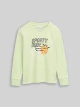 TOM TAILOR Jungen Sweatshirt mit Foto-Print, grün, Uni – Bild 3