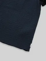 TOM TAILOR Mädchen T-Shirt mit Struktur, blau, Uni – Bild 4