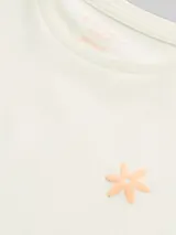 TOM TAILOR Mädchen Oversize T-Shirt mit Schleifen-Detail, weiß, Uni – Bild 4