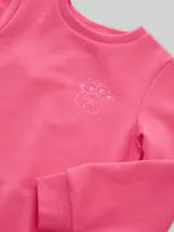 TOM TAILOR Mädchen Basic Sweatshirt mit Rückenprint, rosa, Uni – Bild 6