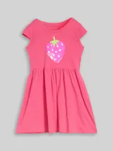 TOM TAILOR Mädchen Mini-Kleid mit Wendepailletten, rosa, Uni – Bild 3
