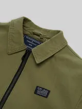 TOM TAILOR Jungen Übergangsjacke aus Baumwolle, grün, Uni – Bild 4