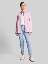 TOM TAILOR Damen Slim Chino Hose mit Gürtel, blau, Uni – Bild 4