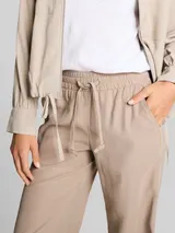 TOM TAILOR Damen Loose Wide Fit Hose, grau, Uni – Bild 6