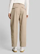 TOM TAILOR Damen Cropped Barrel Hose, grau, Uni – Bild 5