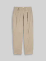 TOM TAILOR Damen Cropped Barrel Hose, grau, Uni – Bild 3