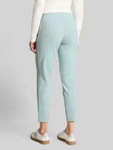 TOM TAILOR Damen Cropped Jogger Hose, blau, Uni – Bild 5