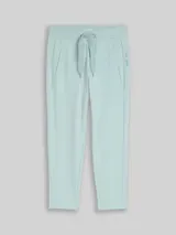 TOM TAILOR Damen Cropped Jogger Hose, blau, Uni – Bild 3