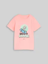 TOM TAILOR Jungen T-Shirt mit Wendepailletten, rosa, Uni – Bild 3