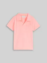 TOM TAILOR Jungen Heavy-Jersey Poloshirt mit Brusttasche, rosa, Uni – Bild 3