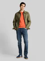 TOM TAILOR Herren TTCURT TAPERED Jeans mit Superstretch, blau, Uni – Bild 4