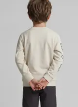 TOM TAILOR Jungen Basic Sweatshirt mit Print, weiß, Uni – Bild 5
