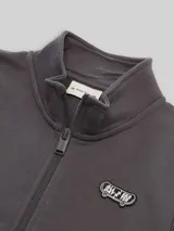 TOM TAILOR Jungen College Sweatjacke mit Stehkragen, grau, Uni – Bild 6