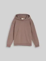 TOM TAILOR Mädchen Oversize Hoodie Sweatshirt mit Rückenprint, braun, Uni – Bild 3