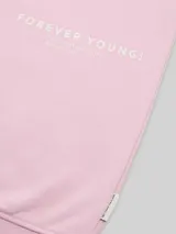 TOM TAILOR Mädchen Oversize Hoodie Sweatshirt mit Rückenprint, rosa, Uni – Bild 4