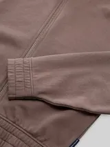 TOM TAILOR Mädchen Sweatjacke mit Stehkragen, braun, Uni – Bild 4